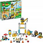 123-Piece LEGO Duplo Construction Tower Crane & Construction Creative Playset $101.70