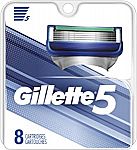 8-Ct Gillette5 Men's Razor Blade Refills $10.72