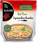 6 Packs Ka-Me Express Rice Noodles, Pad Thai, 10.6 Ounce $5.84