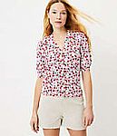 LOFT -  Extra 60% Off:  Cherry V-Neck Cardigan $8 (89% Off)