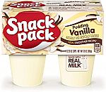 4-Ct Snack Pack Pie Pudding Cups (Vanilla) $0.74