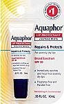 3X 0.35 Oz Aquaphor Lip Protectant and Sunscreen Ointment $6.92