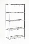 Hyper Tough 5 Tier Wire Shelving Unit (16x36x72") $38, YMMV + Free Shipping