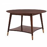 StyleWell Ramsey 32" Round Wood Coffee Table $86 and more