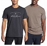 Eddie Bauer Men’s Tee, 2-pack $11.99