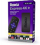 Roku Express 4K+ 2021 Streaming Media Player $29.99