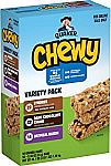 58 Bars Quaker Chewy Granola Bars (3 flavor) $7.30