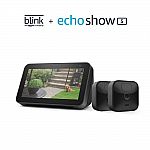 Prime Members: Blink Outdoor 2 Cam Kit bundle with Echo Show 5 (2nd Gen) $114.99