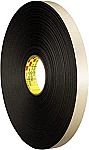 24-Pack 3M Double Coated Black Acrylic Polyethylene Foam Tape (3/8" x 72 yd) $12.30
