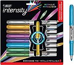 BIC Markers and Pens Sale: 8ct Intensity Metallic Permanent Marker $5.80 and more