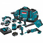 Makita 18-Volt LXT Lithium-Ion 8-Piece Tool Kit $399.99