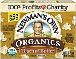 12-Pack 8.4-oz Newman's Own Organics Microwave Popcorn (Touch of Butter) $12