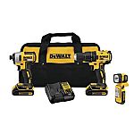 DEWALT 3-Tool 20-Volt Max Brushless Power Tool Combo Kit $159