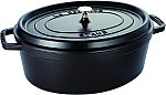 8.5Qt STAUB Oval Dutch Oven (matte black) $216