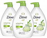 3-ct 34 Oz Dove Cucumber and Green Tea Body Wash $13.52 and more