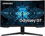 SAMSUNG 32-inch Odyssey G7 QHD 1000R Curved Gaming Monitor $559 and more
