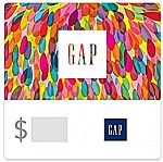 $50 Email Gift Card (Gap, Bed Bath and Beyond & more) $39.50