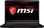 MSI GF63 15.6" Gaming Laptop: i5-10200H, 256GB, 8GB, GTX 1650 $599.99