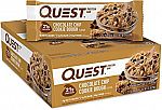 24-Ct Quest Nutrition Protein Bars (Chocolate Chip Cookie Dough) $20.80