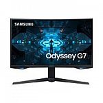 SAMSUNG 32" LC32G75TQSNXZA Odyssey G7 - QHD 1000R Curved Gaming Monitor $548