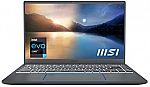 MSI Prestige 14 EVO Ultra-Thin Professional 14" FHD Laptop (i7-1185G7 16GB 512GB A11M-220) $800