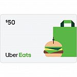 $50 Uber Eats eGift Card $45