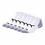 6 Pack PUMA Men's Low Cut Sock $6.99 and more