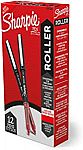 12-Ct Sharpie Rollerball Pen, Needle Point Precision Pen $7.99