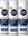 3-Pk 7 Oz Nivea Men Sensitive Shaving Gel $6.30