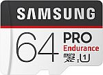 Samsung PRO Endurance 64GB (U1) MicroSDXC Memory Card $11