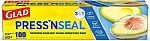 3-Pk 100 Sq Ft Glad Press'n Seal Plastic Food Wrap $7.76