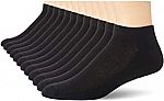 12-Pairs Hanes Men's FreshIQ and X-Temp Cool Ankle Socks (Black) $10