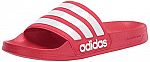 adidas Men's Adilette Shower Slide Sandal $13