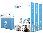 3-Ream HP Printer Paper 8.5x11 Office 20 lb $11
