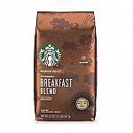20-Oz Starbucks Breakfast Blend Medium Roast Ground Coffee $7.29