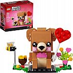 LEGO BrickHeadz Valentine's Bear Building Kit $5