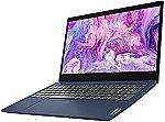 Lenovo Ideapad 3 15 15.6" Touch-Screen HD Laptop (i3-10110U 8GB 256GB SSD Blue) $379.99