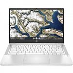 HP Chromebook 14" FHD Laptop (N4000, 4GB, 32GB 14a-na0060nr White) $219