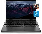 HP Envy x360 15.6” FHD Convertible Laptop (Ryzen 5 5500U 8GB 512GB SSD 15-ee1010nr) $600