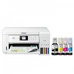 Epson EcoTank ET-2760 Wireless Color All-in-One Cartridge-Free Supertank Printer with Scanner and Copier $249.87