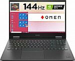 HP OMEN 15.6" FHD 144Hz Gaming Laptop (Ryzen 7 5800H 16GB 512GB RTX 3060) $1299.99