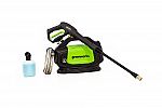 Greenworks 1500 PSI 1.2 GPM Electric Pressure Washer $70