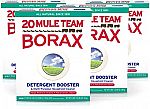 4-Pack 65-Oz 20 Mule Team Borax Detergent Booster & Multi-Purpose Cleaner $12.23