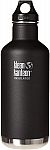 32-Oz Klean Kanteen Stainless Steel Double Wall Insulated Water Bottle $11.08