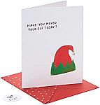 American Greetings 8-Ct Christmas Cards "Have You Moved Your Elf Today?" $1.85, Hallmark 16-Ct $4.50