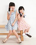 Hanna Andersson - Ruffle Neck Swing Dress $10.79 (75% Off) + Free Shipping