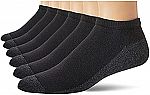 Hanes Men's ComfortBlend 6-Pack Low Cut Socks $7