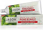 6-oz Jason Powersmile Whitening Fluoride-Free Toothpaste (Powerful Peppermint) $1.50