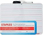 Staples Dry-Erase Learning Board, 8.9" x 11.8" $2.99