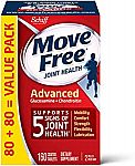 160-Ct Move Free Glucosamine & Chondroitin Advanced Joint Health Tablets $7.50 (Reg. $30)